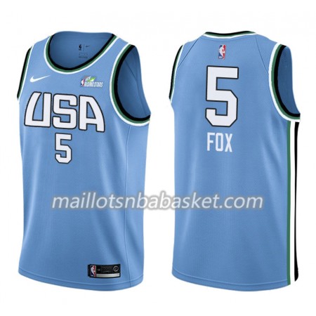 Maillot Homme Sacramento Kings De'Aaron Fox 5 Nike 2019 Rising Star Swingman